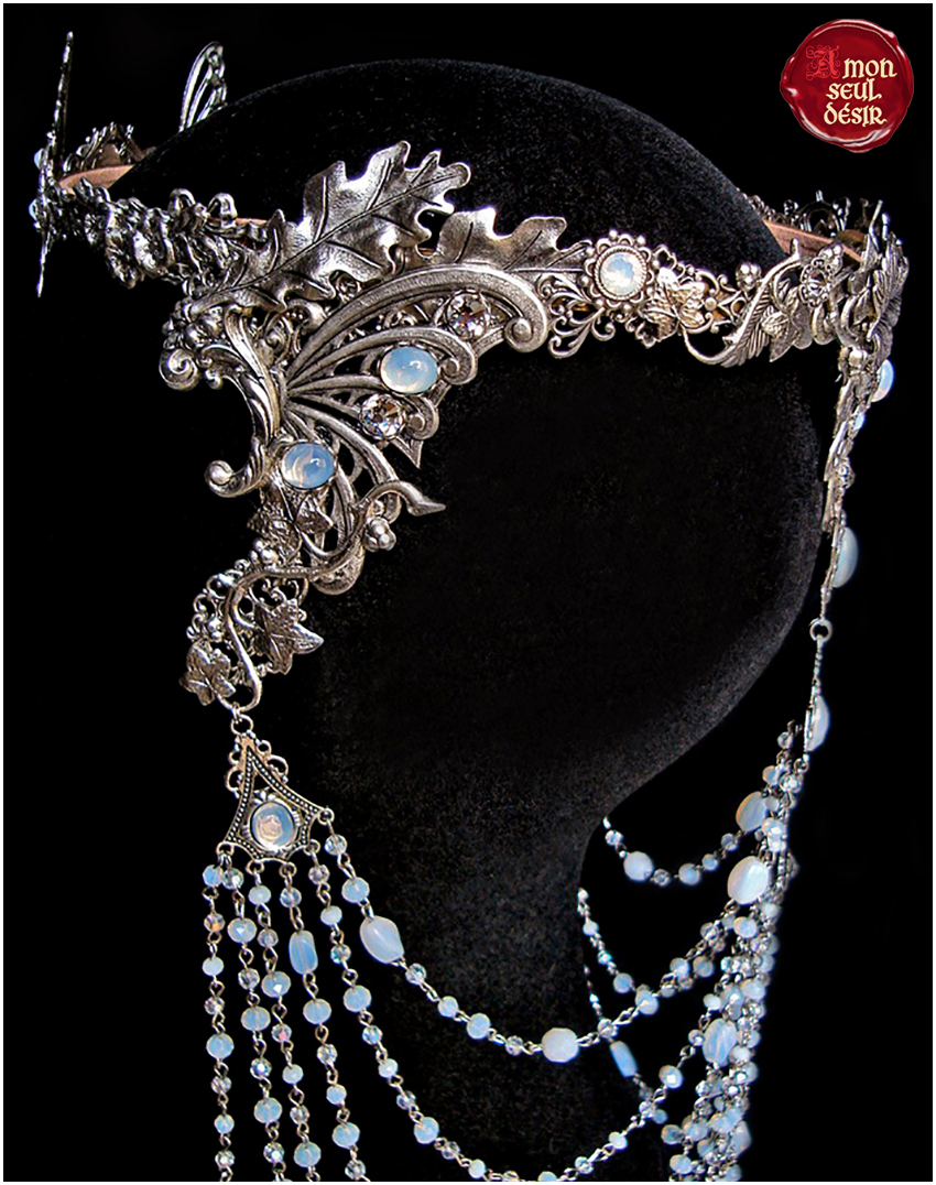 Une couronne elfique pour un mariage féerique